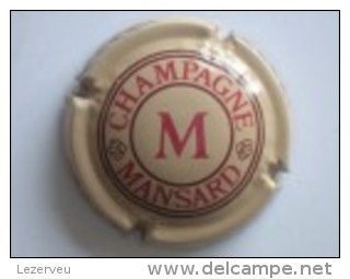 CAPSULE MUSELET CHAMPAGNE  MANSARD (rouge Et Marron Sur Beige) - Mansard