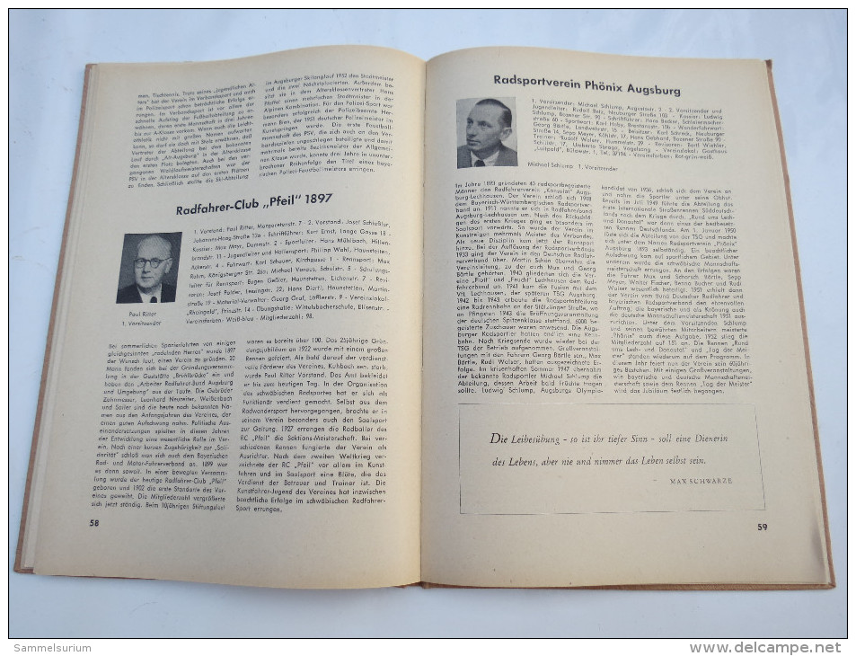 "Das Augsburger Sportjahr" Turn- Und Sport-Almanach Von 1953 - Sports