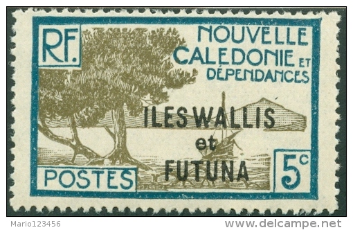 WALLIS AND FUTUNA, COLONIA FRANCESE, FRENCH TERRITORY, FAUNA, 1930,  NUOVO (MNG), Mi 46, Scott 47, YT 46 - Ungebraucht