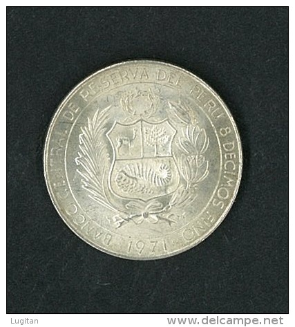 Numismatica: PERU' 1971 Peru 50 Cincuenta Soles De Oro Foreign Coin - Perú