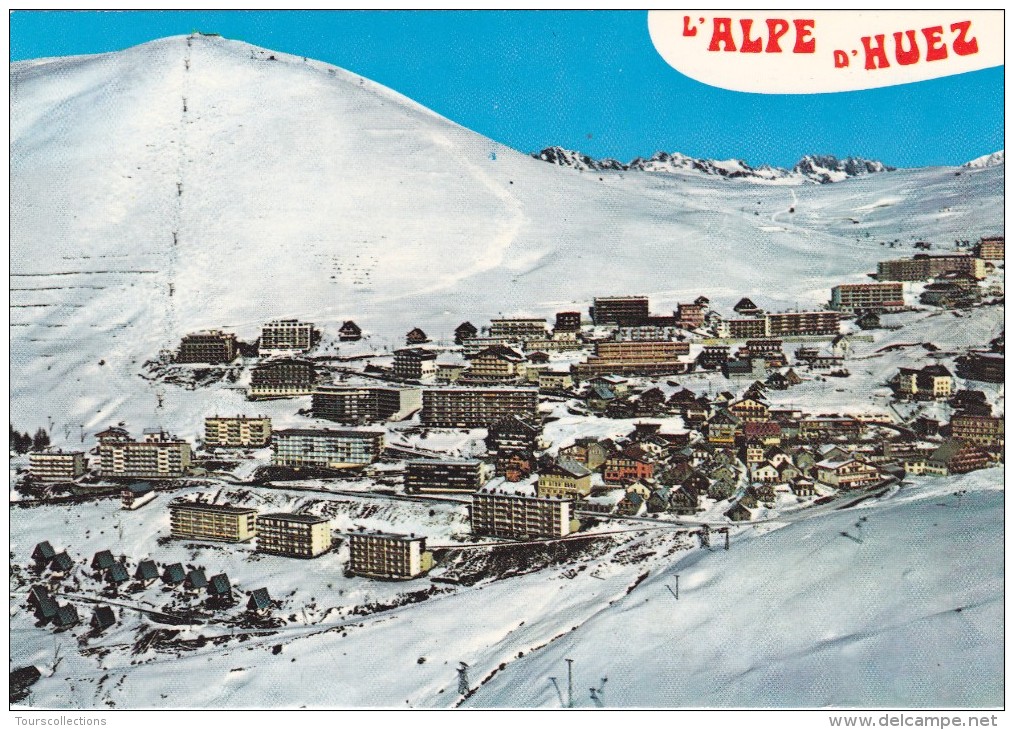 CPM 38 @ ALPE D´ HUEZ @ La Station De Ski Sous La Neige @ - Autres & Non Classés