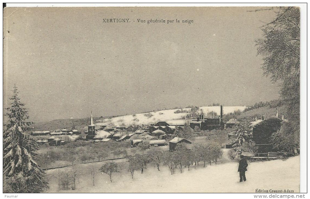 Xertigny   Vue Générale Avec Neige - Xertigny