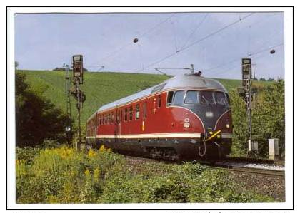 Diesel - Schnelltriebzug 612 507-4 + 506-6 Der Deutschen Bundesbahn , Früher VT 12 507 + 506 , Als Sonderzug - Trains