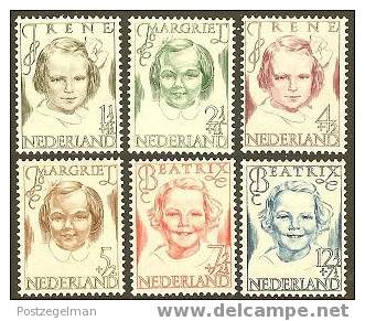 NEDERLAND 1946 MNH Zegel(s) Prinsessen 462-467 #659 - Unused Stamps