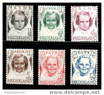 NEDERLAND 1946 MNH Stamp(s) Princesses 462-467 #025 - Unused Stamps