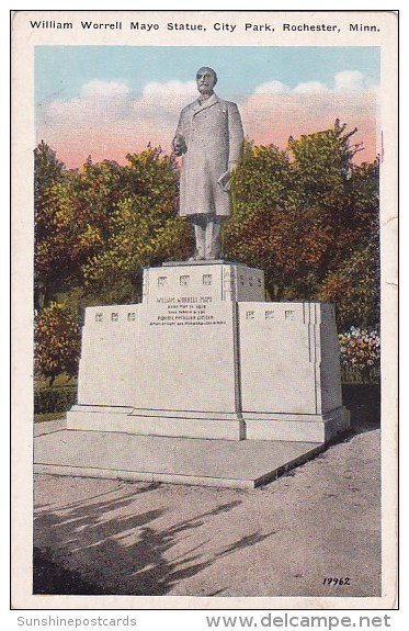 William Worrell Mayo Statue City Park Rochester Minnesota - Rochester