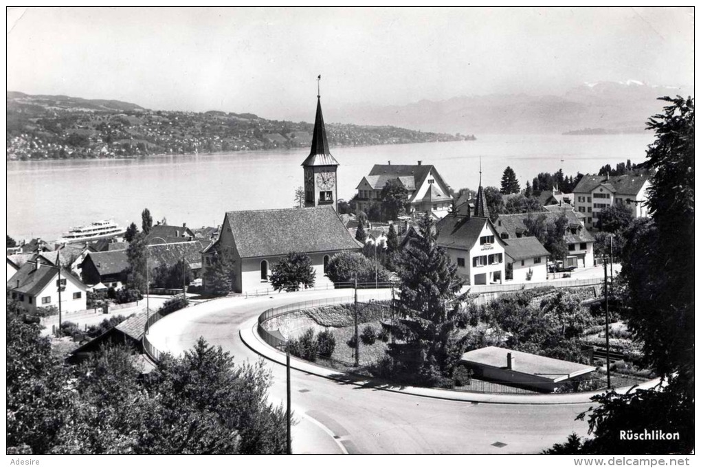 RÜSCHLIKON - Fotokarte Gel.1950? - Rüschlikon