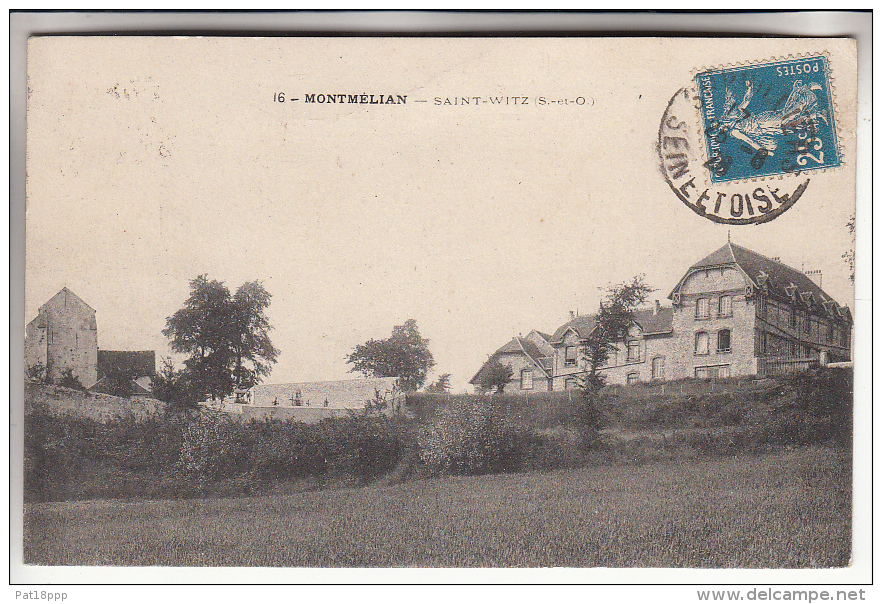 MONTMELIANT ST WITZ  95 - Vue Générale - CPA - Val D'Oise - Saint-Witz