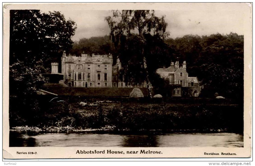 BERWICKS - MELROSE - ABBOTSFORD HOUSE RP  Ber1 - Berwickshire