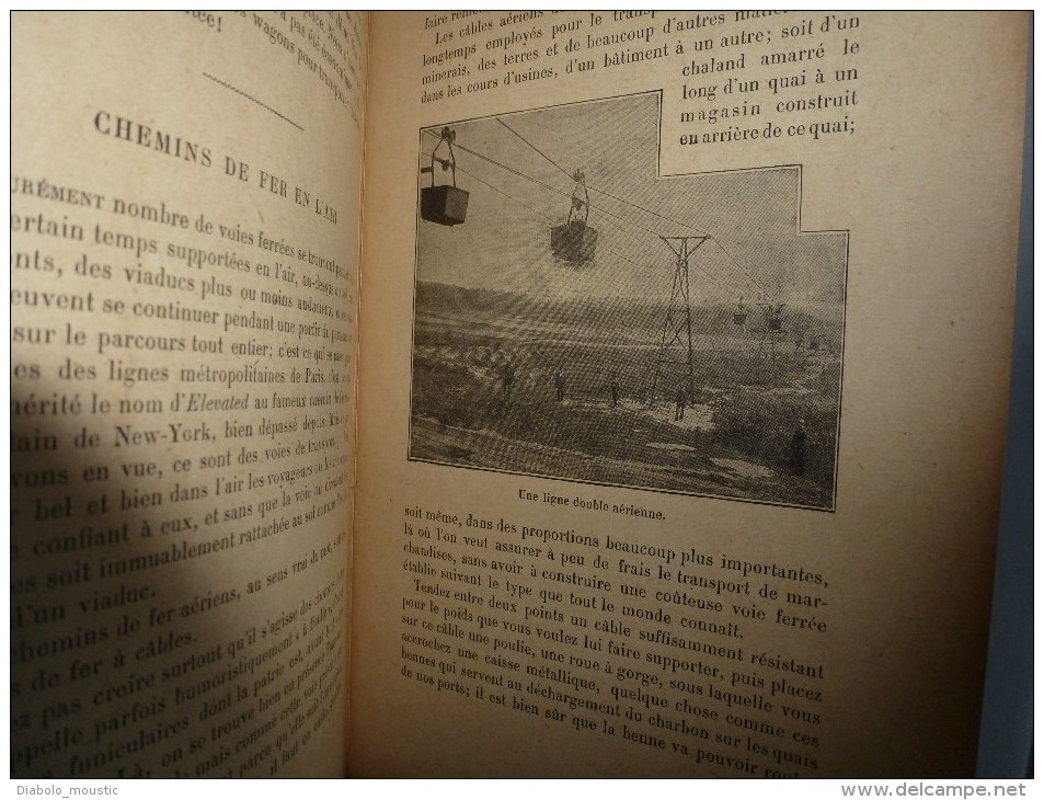 1911  Les MERVEILLES de la NATURE et de l'INDUSTRIE par Daniel Bellet ...illustré de 58 gravures