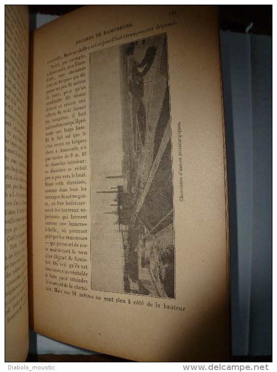 1911  Les MERVEILLES de la NATURE et de l'INDUSTRIE par Daniel Bellet ...illustré de 58 gravures