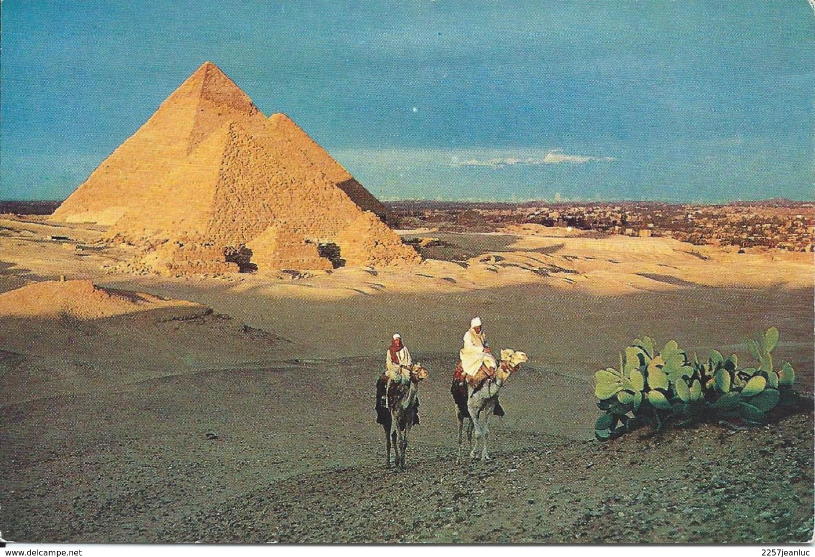 2 C P Egypte Cako The Gt Pyramide Of Cheops & Gisley - Pyramides