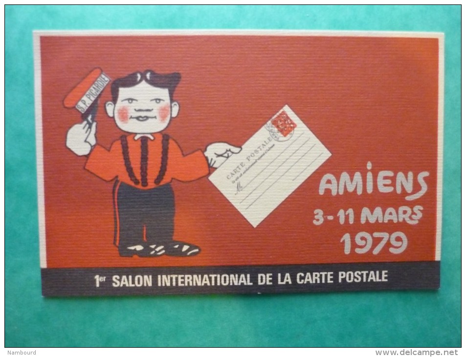 1-er Salon Internationale De La Carte Postale Amiens 3-11 Mars 1979 - Caran D'Ache