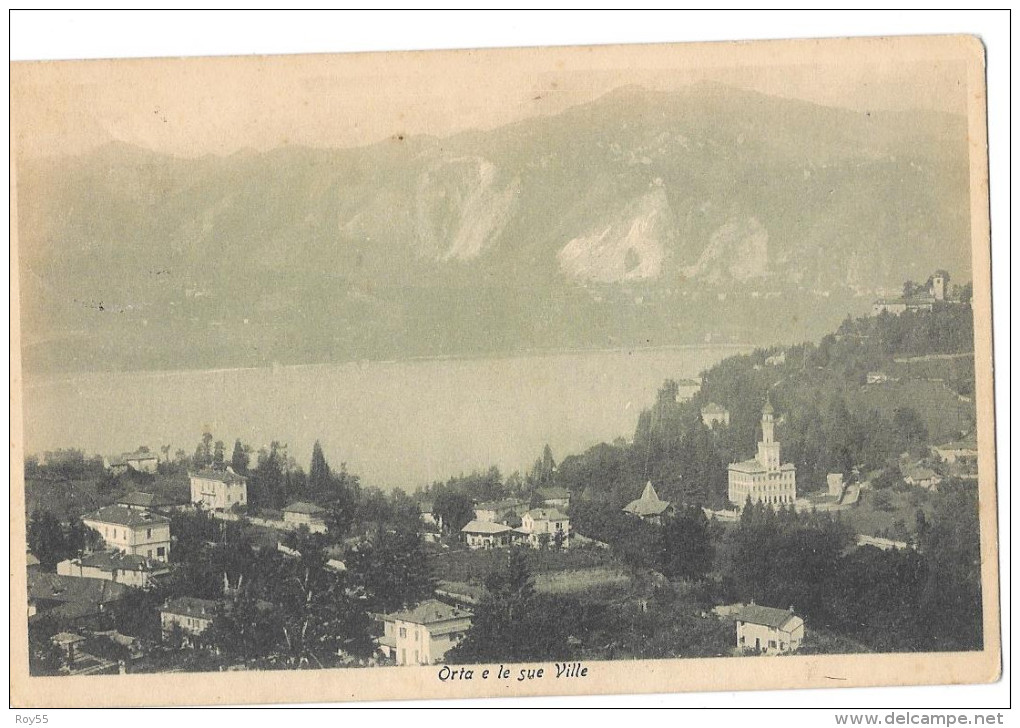 PIEMONTE-NOVARA-ORTA VEDUTA VILLE VEDUTA PANORAMA ANNI/20 - Andere & Zonder Classificatie