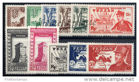 -Fezzan 43/53** - Unused Stamps