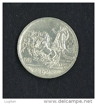 NUMISMATICA: ITALIA REGNO 1915  2 LIRE QUADRIGA BRIOSA - ARGENTO - SPL/FDC - 1900-1946 : Victor Emmanuel III & Umberto II