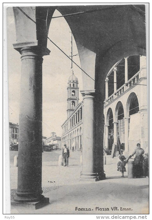 EMILIA ROMAGNA-FAENZA CITTA PIAZZA VITTORIO EMANUELE - Faenza