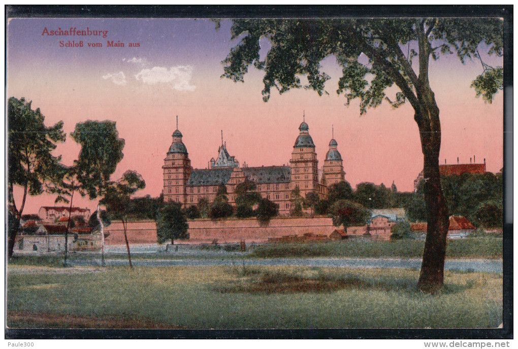 Aschaffenburg - Schloss Vom Main Aus - Aschaffenburg