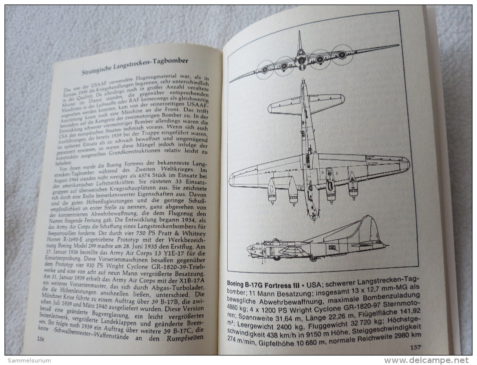 Karlheinz Kens "Die Flugzeuge des zweiten Weltkriegs 1939-1945" eine Flugzeugtypen-Sammlung