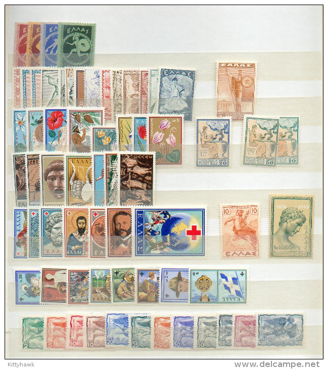 COL 9 - GRECE 1 -  66 Timbres En Series Complètes En Majorité - Qualité ** Et * - Collezioni