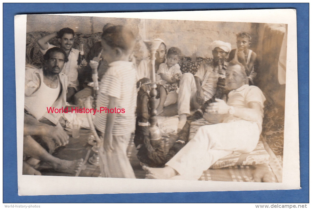 Carte Photo - LA MECQUE ( Saudi Arabi ) - Français Dans Une Famille Arabe - 1972 - Arabie Saoudite