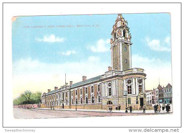 LAMBETH TOWN HALL BRIXTON South London Suburbs - Londres – Suburbios