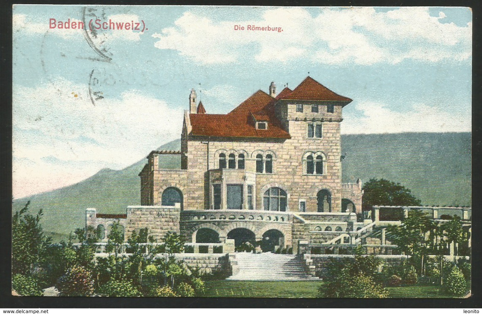 BADEN Römerburg Ennetbaden 1913 - Ennetbaden