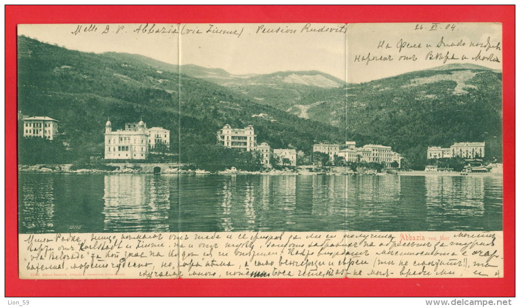 30K145 /  ABBAZIA Austria - SOFIA - 1904 Postage Due , Portomarken , Taxe Bulgaria Bulgarie Bulgarien - Impuestos