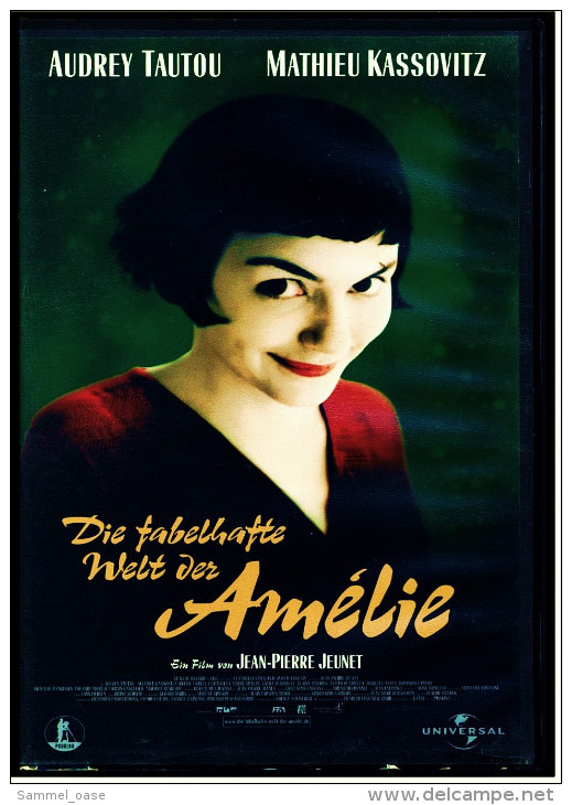VHS Video  -  Die Fabelhafte Welt Der Amelie  -  Mit : Audrey Tautou, Mathieu Kassovitz, Yolande Moreau  -  Von 2002 - Comédie
