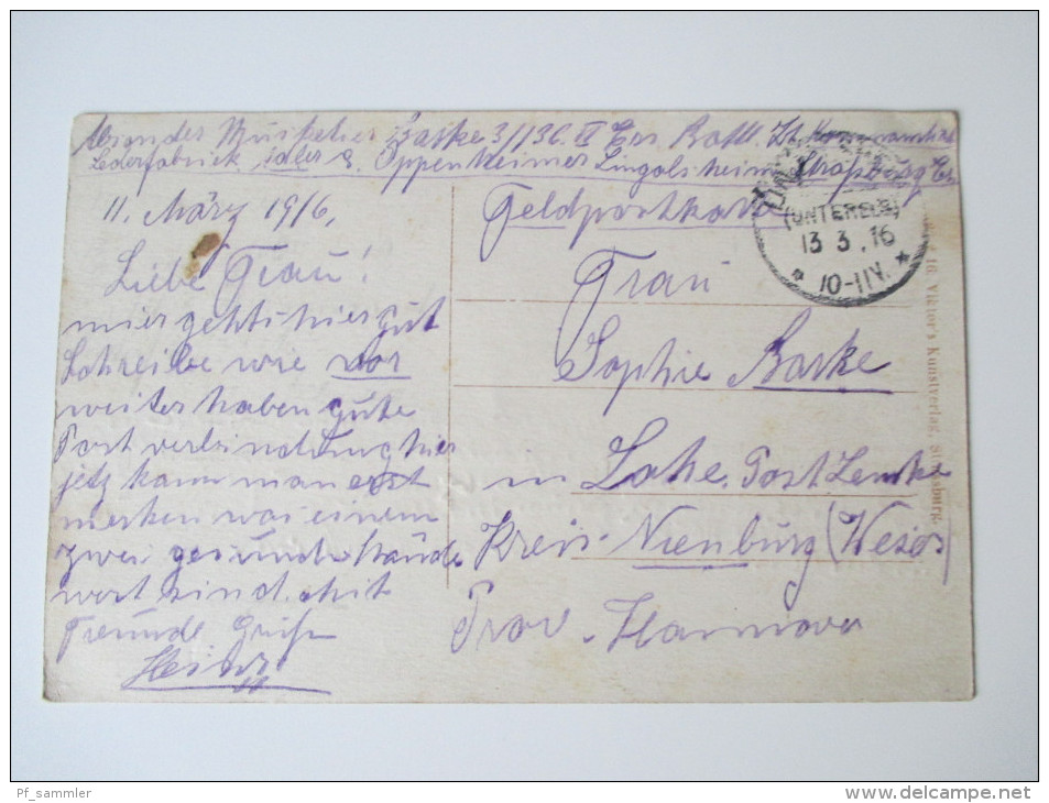 AK / Mehrbild 1916 Gruss Aus Lingolsheim I. Els. Bäckerrei U. Spezereihandlung Von Aug. Reibel / Lederfabrik. RAR - Alsace