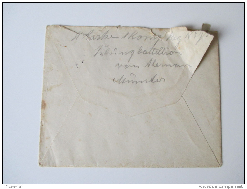 Feldpostbrief 1. WK Munster (Lager) 13.5.1915 - Storia Postale