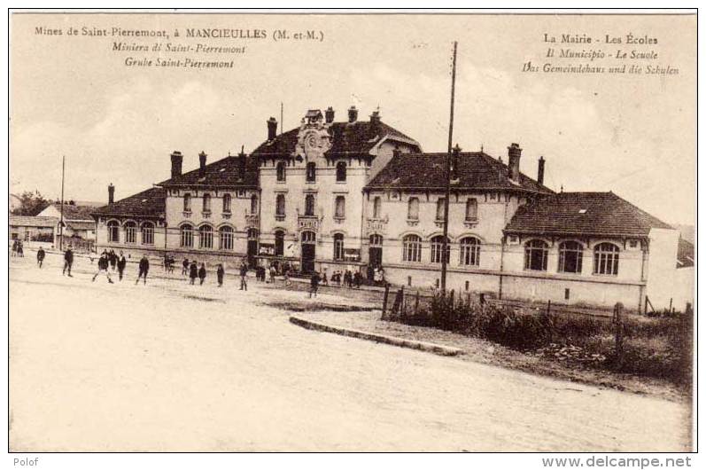 MANCIEULLES - Mines De Fer De ST PIERREMONT - La Mairie, Les Ecoles  ... (69141) - Altri & Non Classificati
