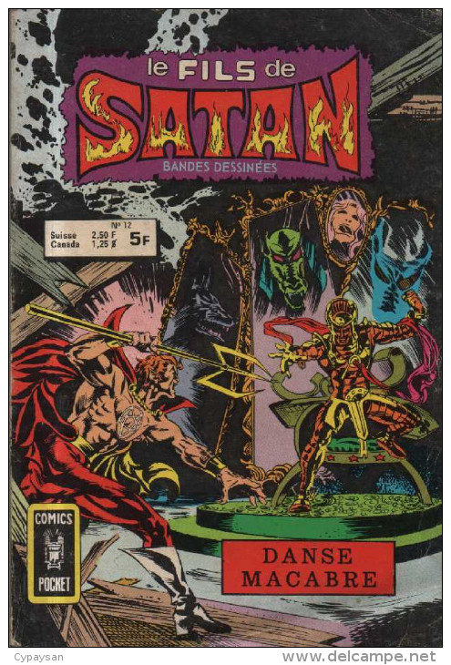 FILS DE SATAN N° 12 BE AREDIT 04-1979 COMICS POCKET - Arédit & Artima