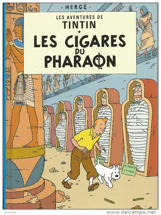 BD MINI FORMAT TINTIN LES CIGARES DU PHARAON - Tintin