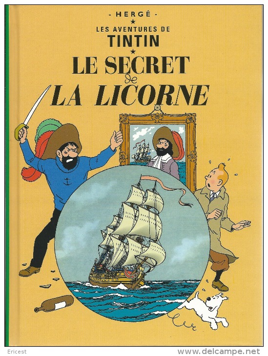 BD MINI FORMAT TINTIN LE SECRET DE LA LICORNE - Tintin