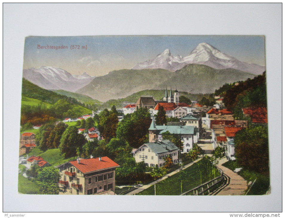 AK Österreich / Deutschland Berchtesgaden (572 M) Verlag Carl Kaltenbrunner, Bazar, Salzburg - Berchtesgaden