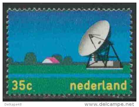 Nederland Netherlands Pays Bas 1973 Mi 1015 YT 986 ** Opening Satellite Station, Burum / Erdfunkstelle Der PTT - Telecom