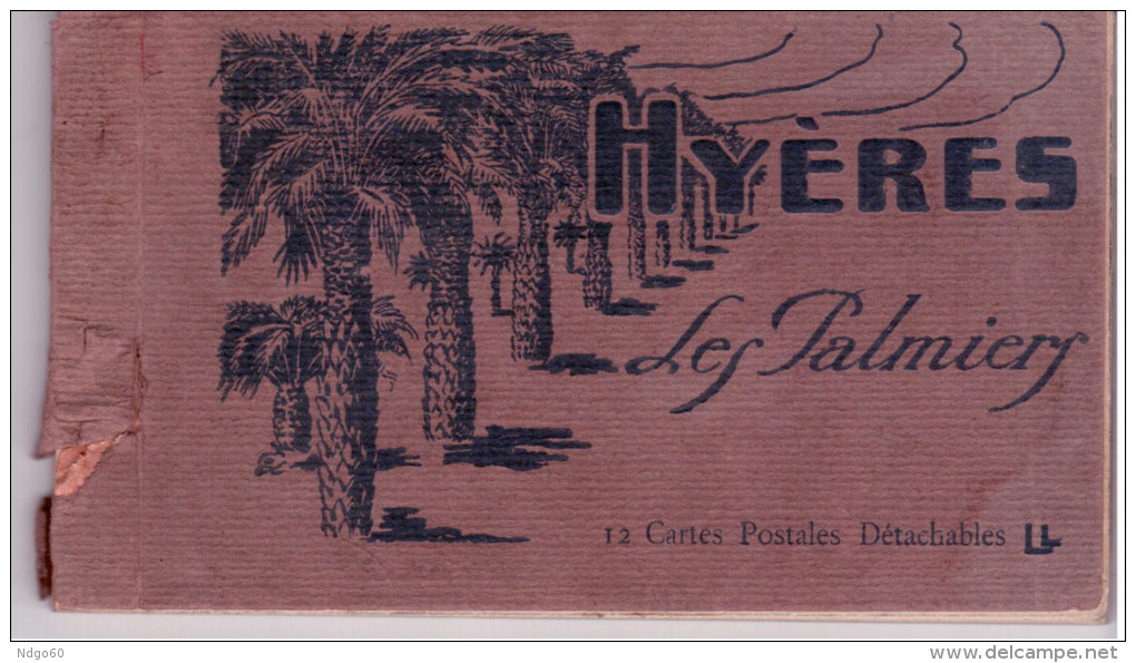 Carnet De 12 CP De Hyères Les Palmiers - Hyeres