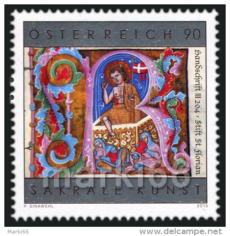 Austria - 2013 - Sacred Art In Austria - St. Florian - Mint Stamp - Nuovi