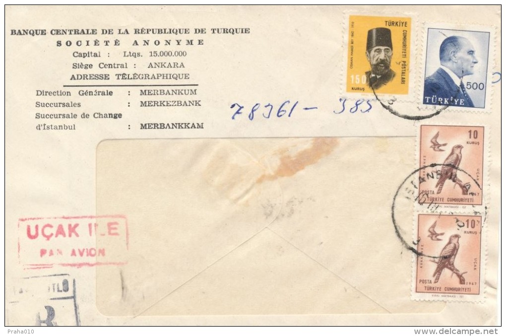 I5436 - Turkey (197x) Istanbul - Lettres & Documents