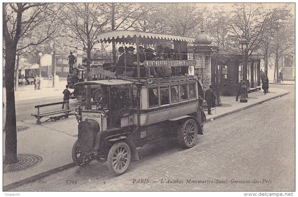 L'Autobus Montmartre -Saint Germain Des Prés - Public Transport (surface)