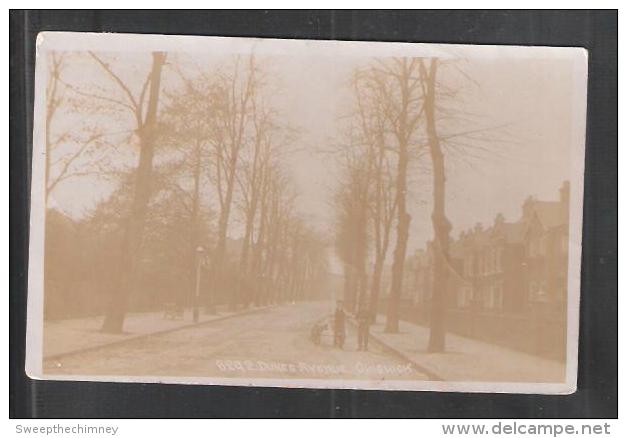 RP CHISWICK DUKES AVENUE No.8292 BELLS OLD 1909 POSTCARD MIDDLESEX LONDON SUBURBS - Middlesex