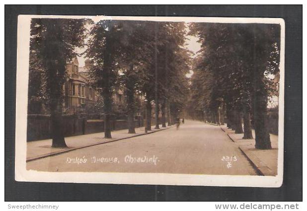 RP CHISWICK DUKES AVENUE No.2213  Y & C USED 1916 ? OLD POSTCARD MIDDLESEX LONDON SUBURBS - Middlesex