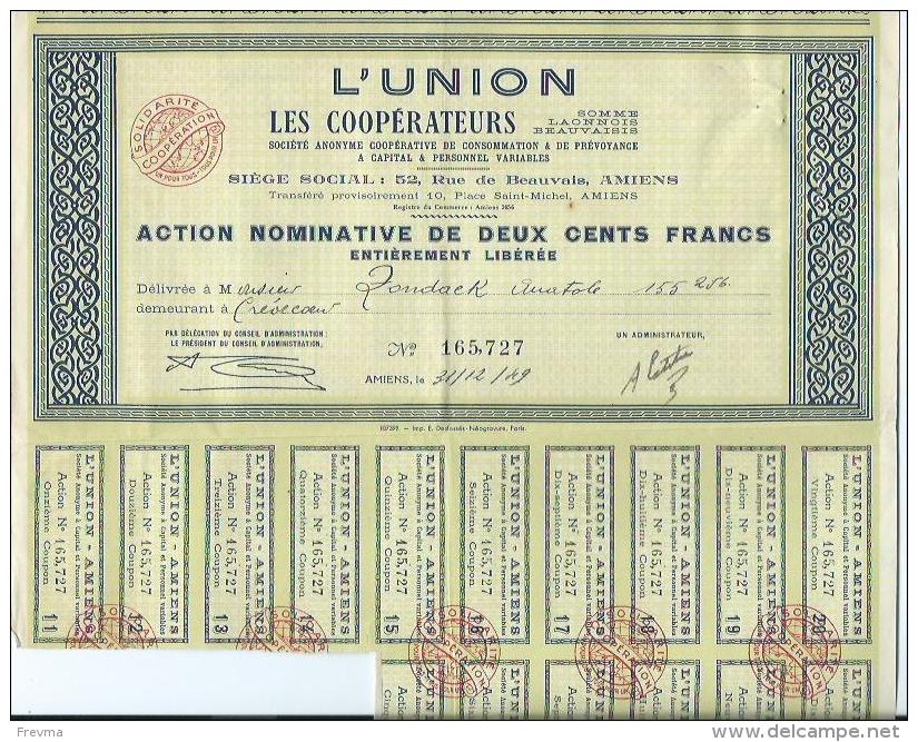 L'union Les Cooperateurs - J - L