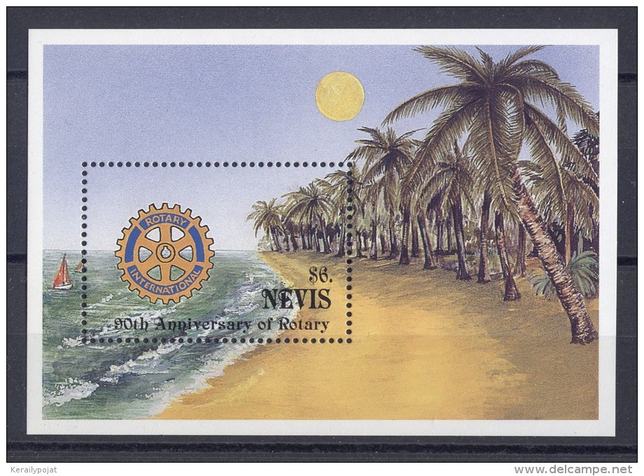 Nevis - 1995 Rotary Block MNH__(TH-14131) - St.Kitts En Nevis ( 1983-...)