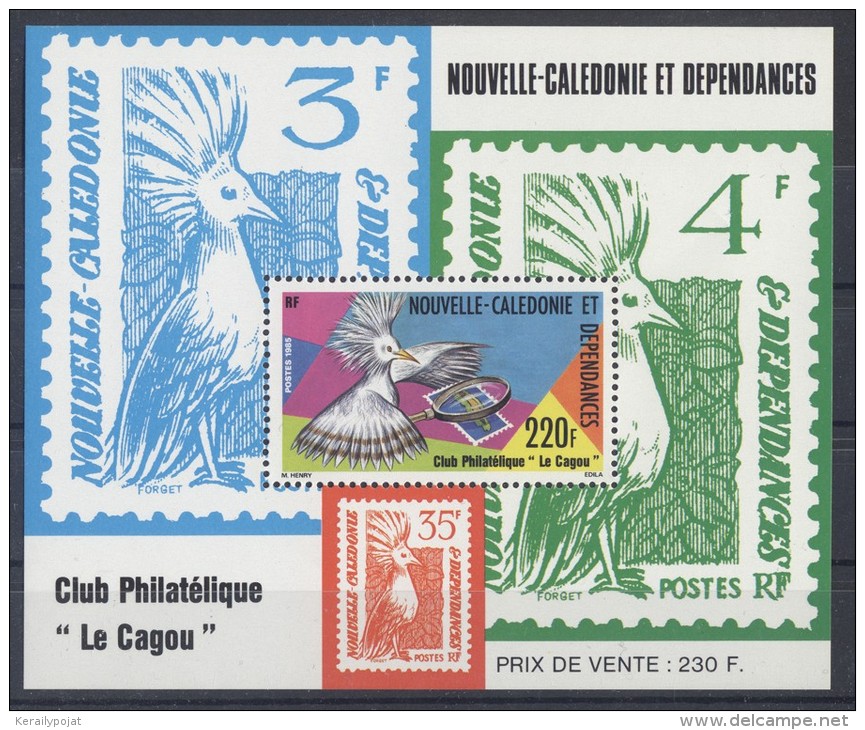 New Caledonia - 1985 Le Cagou Block MNH__(TH-7354) - Blocks & Sheetlets