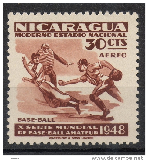 Nicaragua 1949 - Baseball MNH ** - Nicaragua