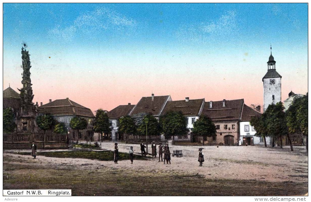 GASTORF N.W.B. (Hoštka, Nordböhmen) - Ringplatz - Böhmen Und Mähren