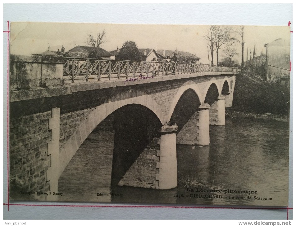 DIEULOUARD, Le Pont Scarpone, Guerre 14 - Dieulouard