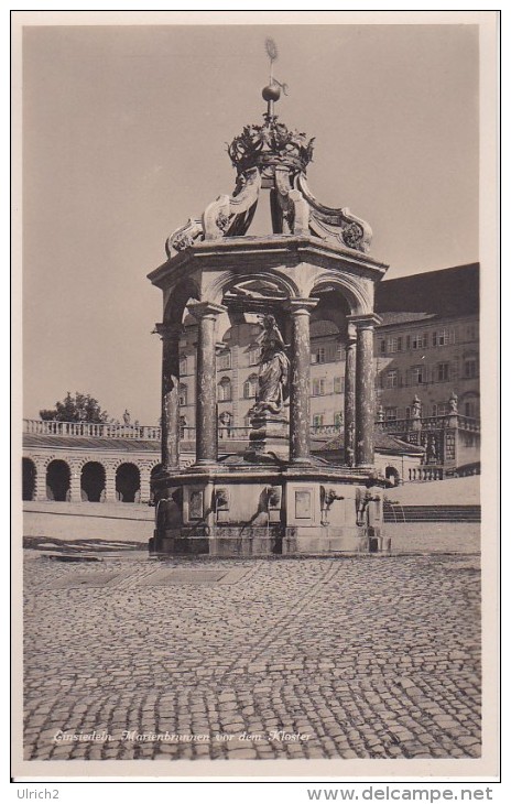 CPA Einsiedeln - Marienbrunnen Vor Dem Kloster (5612) - Einsiedeln